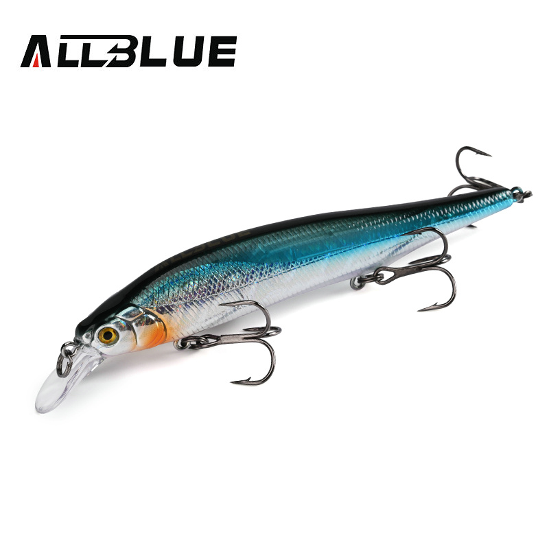 ALLBLUE KITETSU 115SP Wobbler Suspend Fishing Lure 115mm 15.4g Hard Plastic Minnow Pike Bass Perch Artificial Bait Tackle: Red Wine