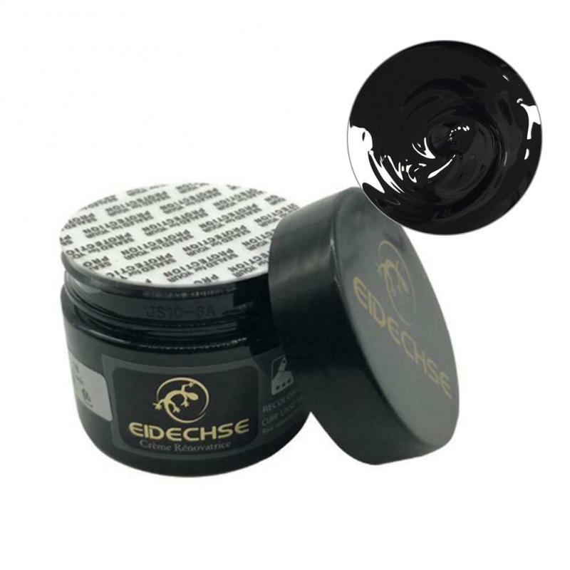 50ml lederen opknapcrème lederen vinyl reparatiesets herstellen autostoelen bank krassen oneffenheden slijtage leder reparatie vulmiddelset: 02 zwarte