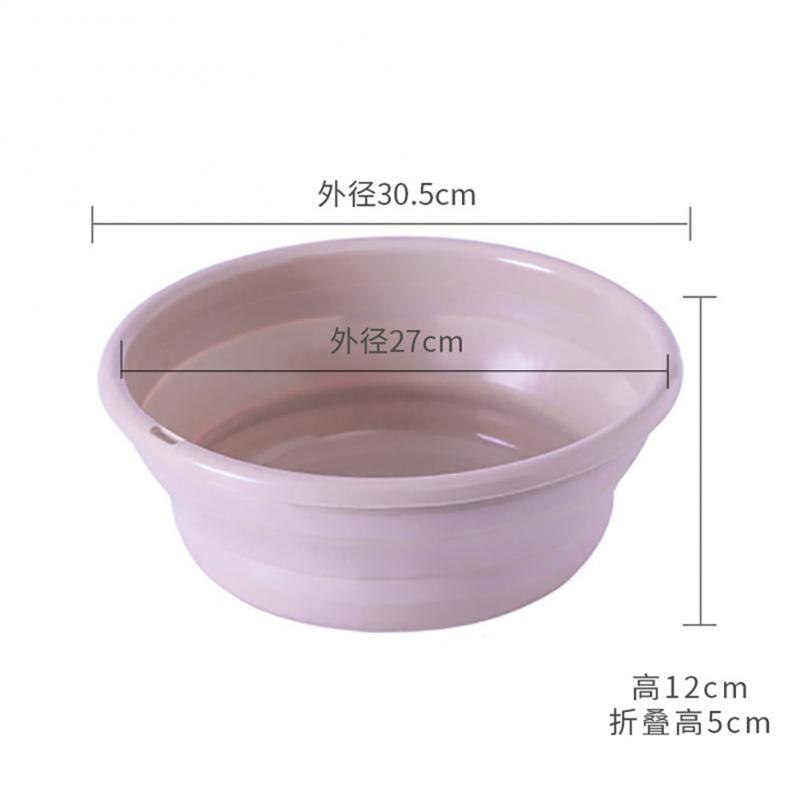 Home Foldable Plastic Basin Portable Student Dormitory Wash Basin Thickened Portable Basin Fishing Car Wash Cleaning Supplies: 04