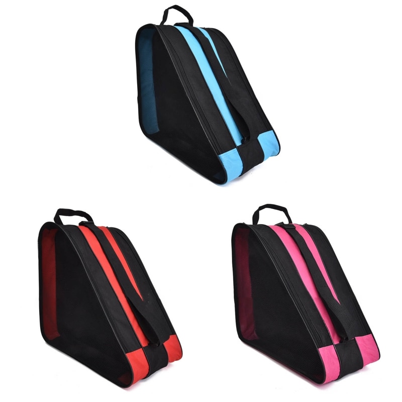 Patines portátiles para niños, mochila gruesa de hombro individual/doble, bolsa de almacenamiento para deportes al aire libre, colección de zapatos duradera