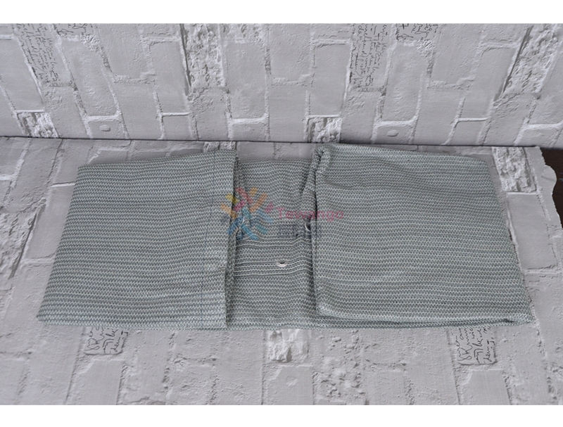 Tewango sølvgrå personvern skjerm hage terrasse gjerde mesh panel deksel balkong skjerm skjerm solskjerm nett 0.75 x 6m: 0.75 x 6m sølvgrå