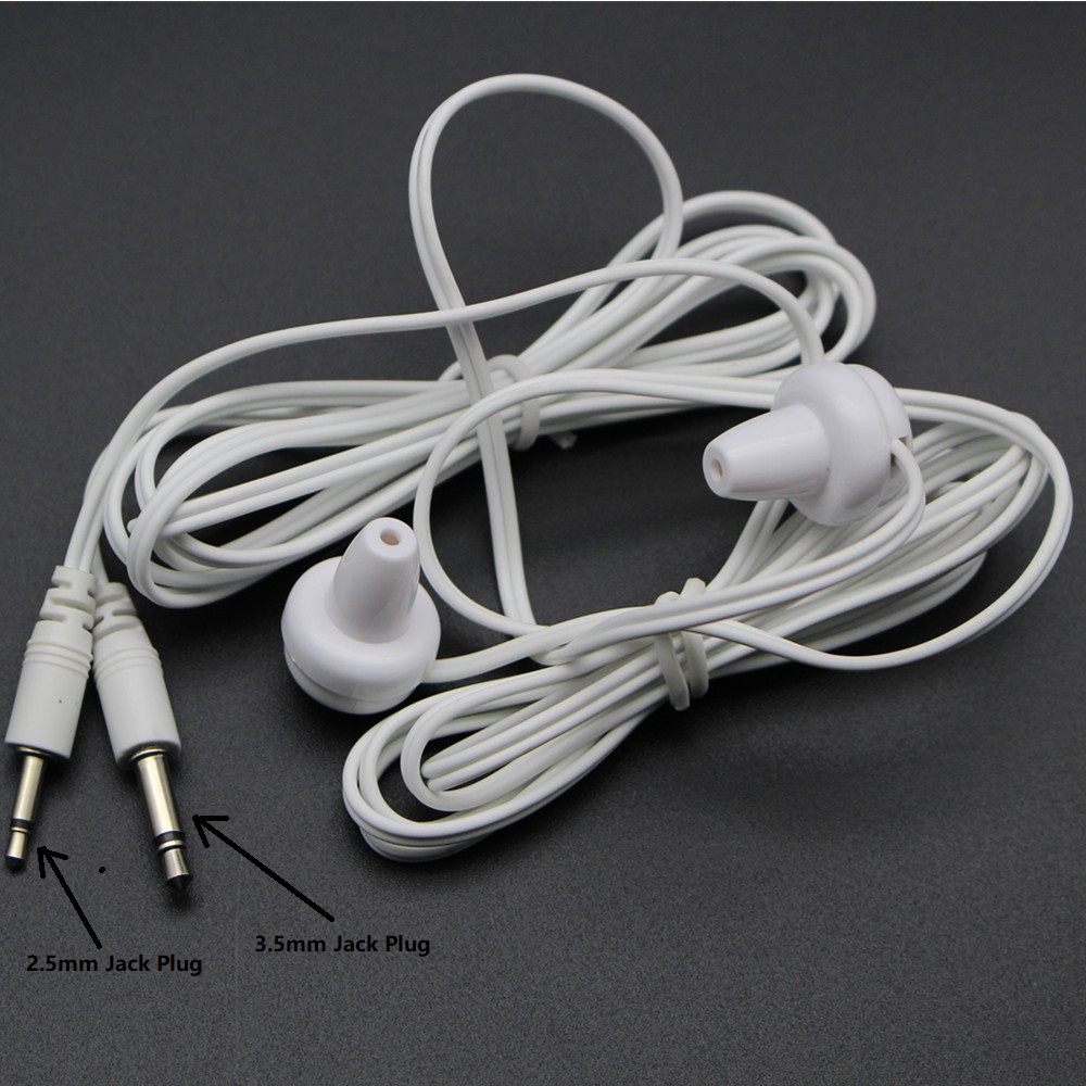2.5MM Single Ear Earphone Patient In-ear Single Side Mono Earphones For Radio ,Hospital TV Hearing Aid Earbuds