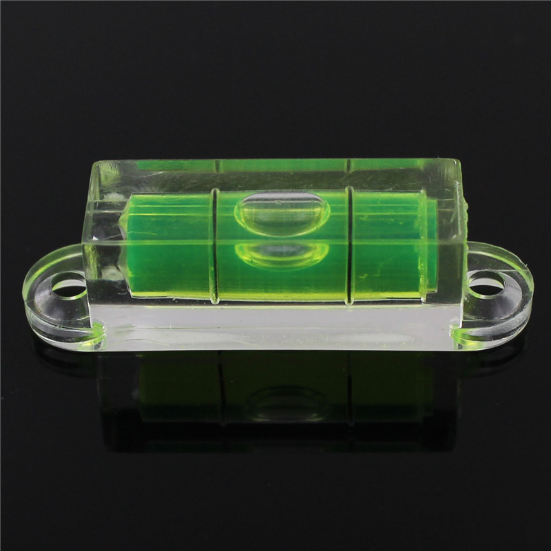 (10 stuks/partij) haccury acryl vierkante waterpas mini waterpas groene kleur met oren