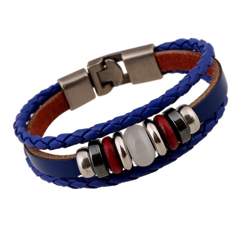 ZORCVENS Woman Punk Multilayer Beads Charm Bracelets for Women Vintage Leather Bracelets & Bangles Pulseras Ethnic Jewelry