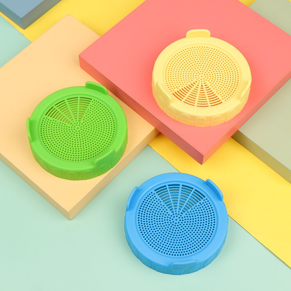 1PC Sprouting Lid For 86mm Mason Jar Food Grade Mesh Sprout Cover Kit Seed Crop Germination Vegetable Plastic Sealing Ring Lid