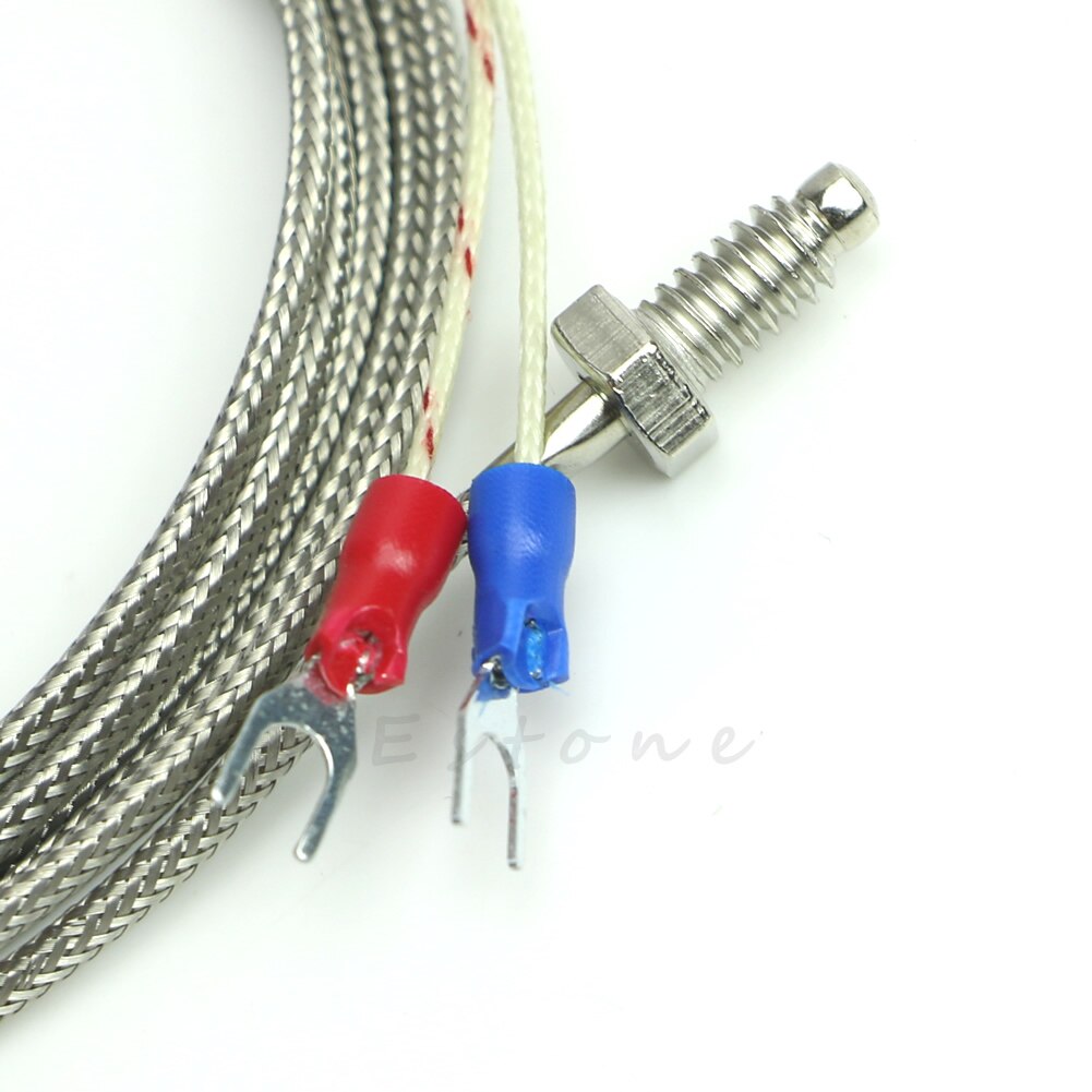 Wasserdichter 0-600 °c k-typ 2m thermistor-temperatursensor mit kabelsonde für eisbrecher, brotbackautomaten und backöfen