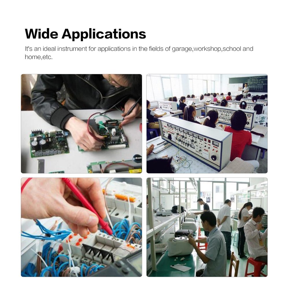 Mini multimètre analogique tenu dans la main voltmètre ca/cc ampèremètre résistance continuité capacité batterie dB testeur de capacité