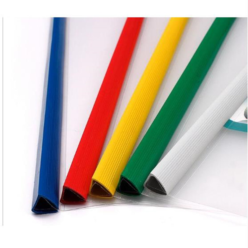 Coloffice 5PCs Multifunction Transparent Trolley Folder File Bag Big Capacity Presentation Folder Paper Clip Office Supplies A4