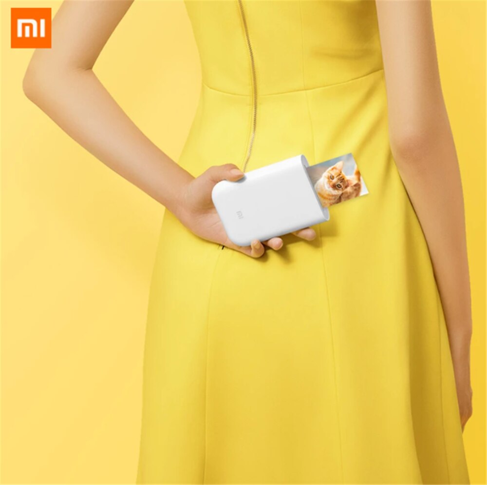Xiaomi mijia AR Printer 300dpi Portable Photo Mini Pocket With DIY Share 500mAh picture printer pocket printer work with mijia
