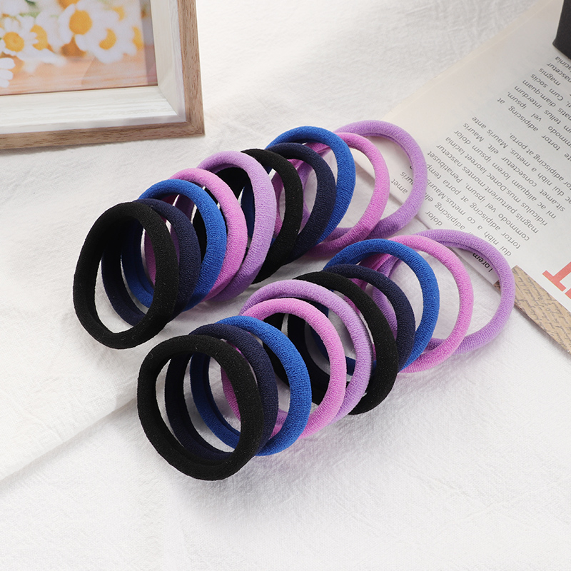 20pcs Girls Big Elastic Hair Bands Rubber Band Ponytail Holder Gum Headband Rubber Bands Women Hair Accessories