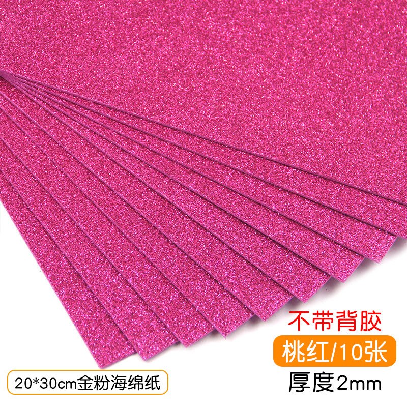 20x30 2mm funkeln Schwamm Eva Schaum Papier Scrapbooking Handwerk Kindergarten Handwerk Diy Materialien Hochzeit Party Lieferanten: Kirsche 20X30 10Stck