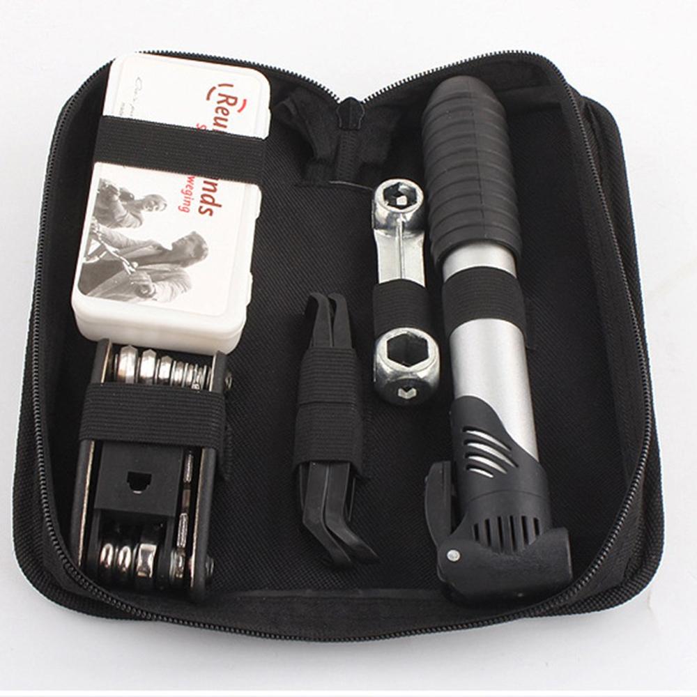 Mountainbike Mini Draagbare Multifunctionele Fiets Reparatie Tool Kit Handgereedschap Fietsen Folding Schroevendraaier Inbussleutel