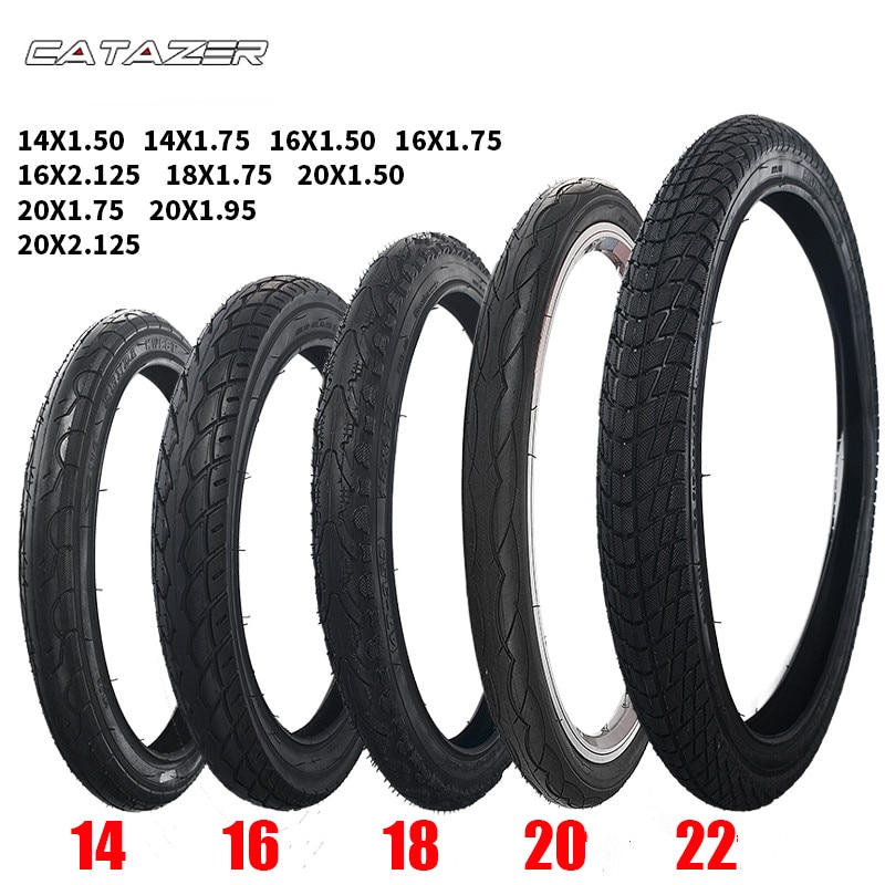 Fietsband 14/16/18/20 Inches 1.5/1.75/1.95 Kind Fiets Band Voor 406 Wielen Ring 14 16 18 20X1.75 Kids 'Bike Tire