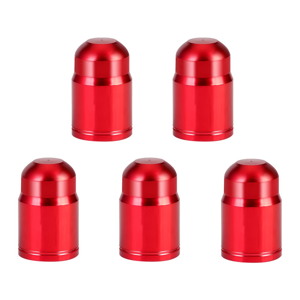 Delicate Fiets Ventieldopjes Aluminium Amerikaanse Valve Dust Covers Protector Veiligheid Lichtgewicht Fiets Accessoires: Rood