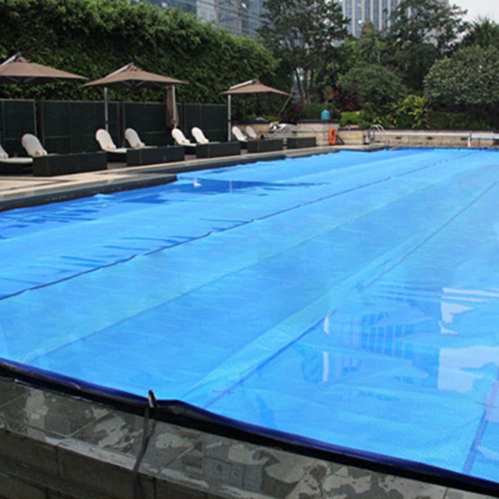 1PCS Blue Swimming Pool Cover 100*100cm/100*200cm Square Waterproof And Dustproof Nsulation Bubble Blanket Accessories