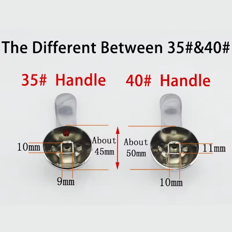 Badkamer Vervanging Kraan Handvat Vergulde Kranen Accessoires voor Maat 35/40 Cartridge Spool Kraan Handvat