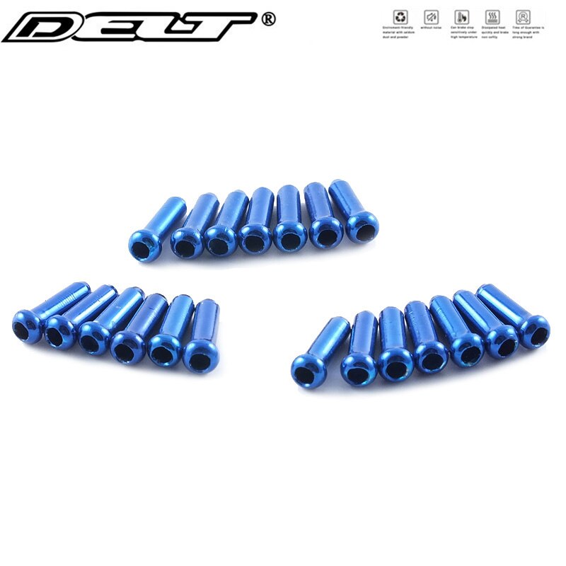 Mountain Road Mtb Fiets E-Bike Brake Inner Cable Shift Core End Caps Tips 1.8X12MM Accessoires: blue
