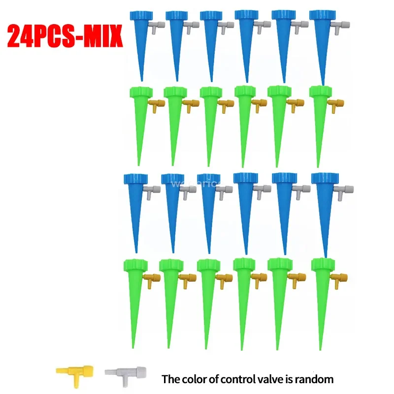 Automatic Watering Drip Plants Irrigation Drip Droppers Garden Watering System Plant Self Watering Kits Insert Water Devices: plum