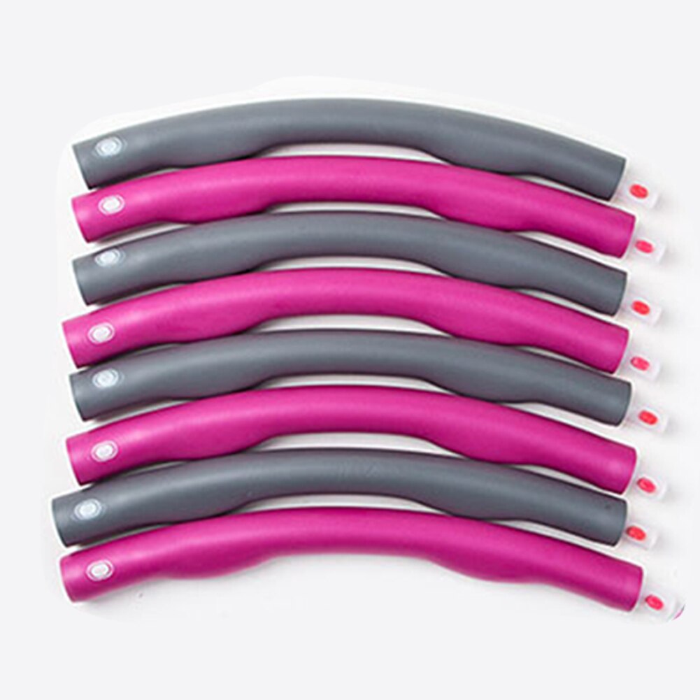 8 Knots Fitness Hoop Removable PE Hoop Yoga Waist Sport Weighted Hoops Exercise Slimming Massage Loop Fitness Circle Indoor Gym