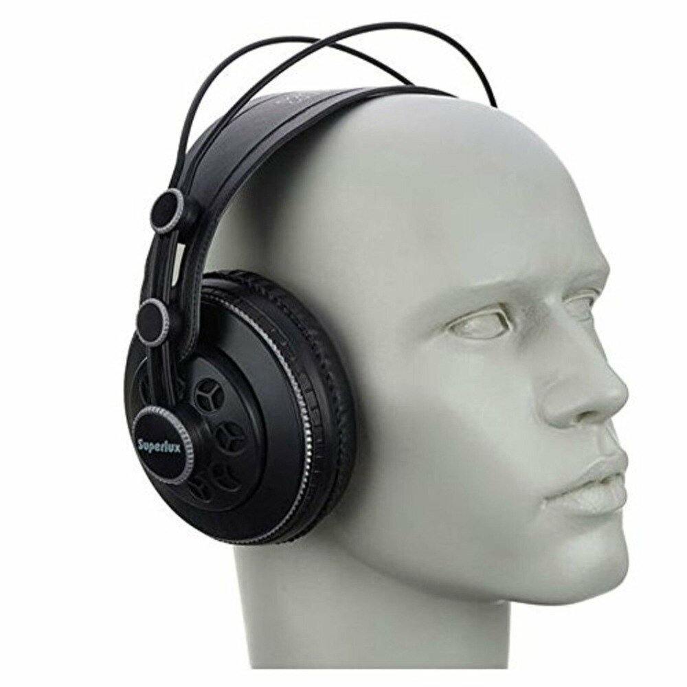 Superlux  hd681b 3.5mm jack langallinen superbasso dynaamiset kuulokkeet melua vaimentavat kuulokkeet säädettävällä sankakaapelistudiolla