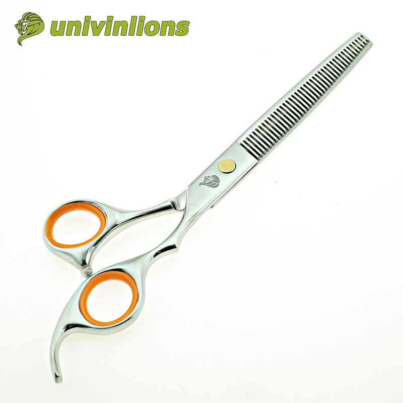 univinlions 7" cut dog hair scissors pet grooming scissors curved dog cat hair clippers animal clippers dog grooming shears set