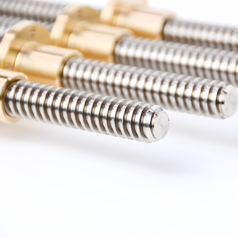 Rvs 304 Trapeziumvormige Schroef T8 T10 T12 T16 T20 T22 T25 T30 Schroef Hoek 30 8Mm 10Mm 12Mm 16Mm 20Mm 25Mm M300