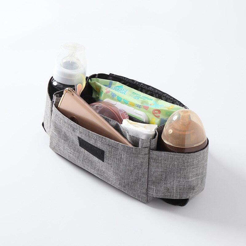 Baby Luiertas Kinderwagen Opbergtas Multifunctionele Baby Fles Water Bekerhouder Waterdichte Mom Outdoor Reizen Luier tassen