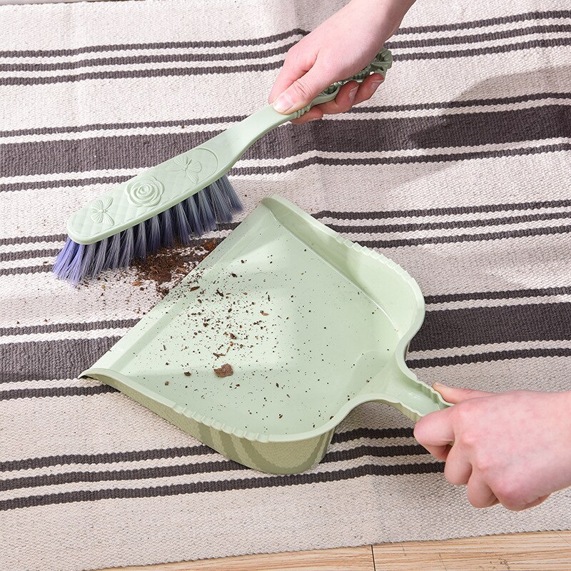 Escoba y recogedor pequeño de plástico para el hogar, cepillo de limpieza de superficies para sofá y cama, artículos diversos de escritorio, cepillo de barrido para Cocina