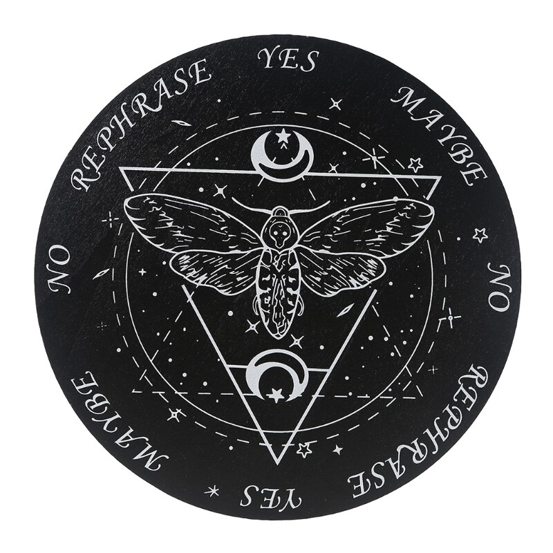 Bordas lisas não tóxicas ecologicamente corretas placa de adivinhação de dowsing de madeira: 15cm / B