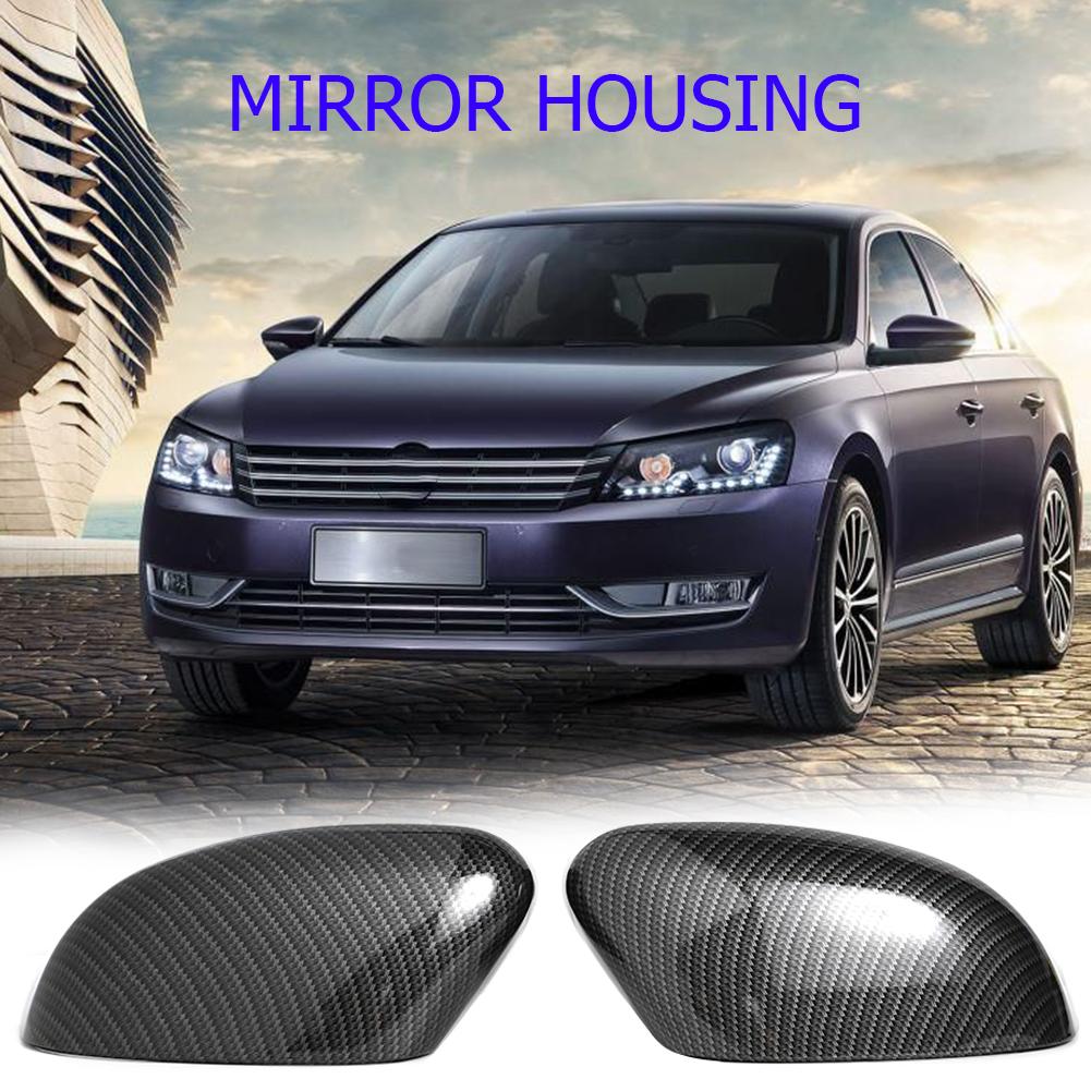 Cubierta embellecedora para espejo retrovisor lateral de coche, para Ford Focus MK2/MK3, cubiertas para espejo retrovisor del coche, 2 uds.