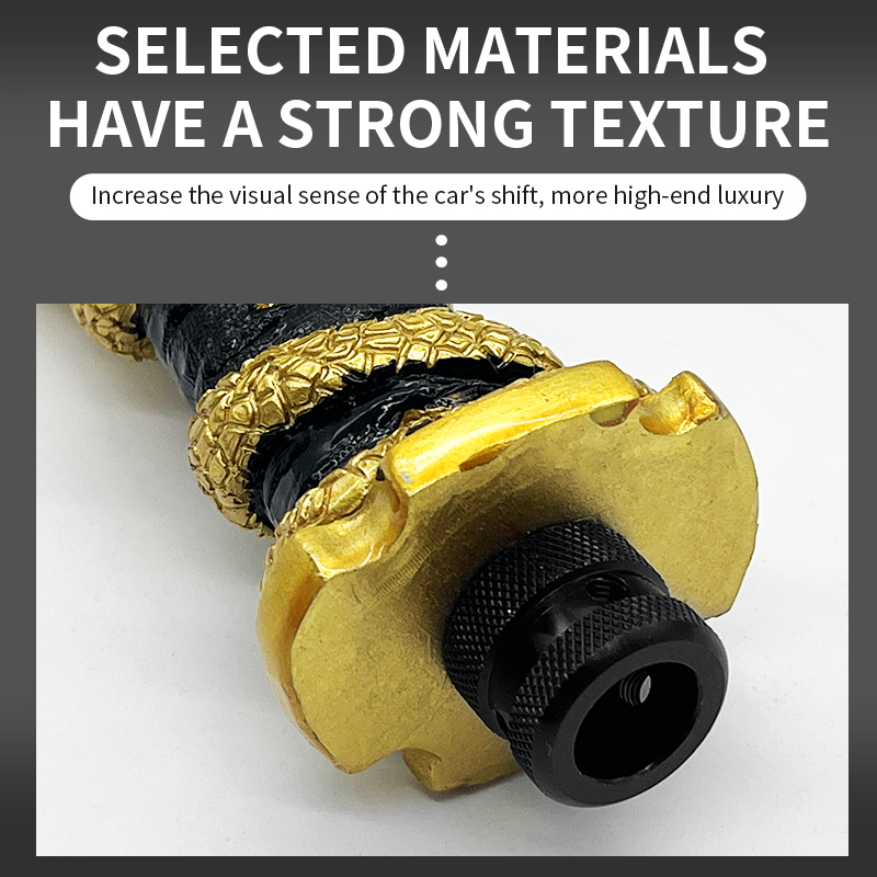 Pomo de cambio Cobra con personalidad, accesorios de decoración para coche, palanca de cambios Manual para coche