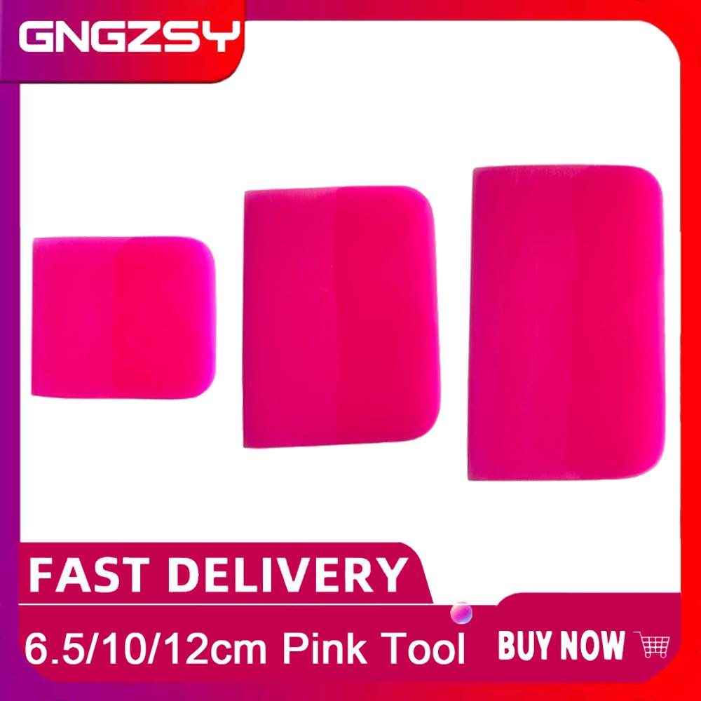 Pink skraber tpu ppf oxford skraber til bilbeklædning gennemsigtig film vinylindpakningsmaling beskyttelsesfilmværktøjer  b77 b72
