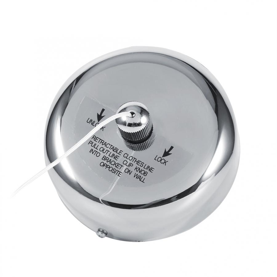 Stainless Steel Retractable Clothes Line Dryer Indoor Outdoor Laundry Single Clothesline Home Indoor Clothesline
