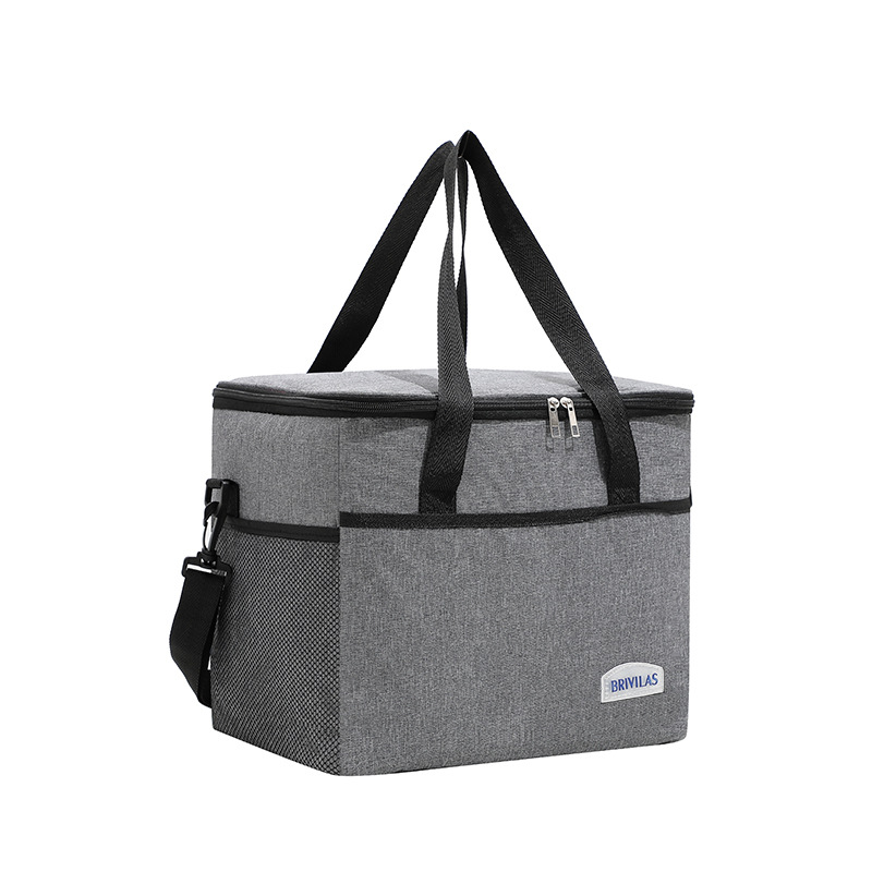 Thermal Cooler Ice Bags Work Lunch Box Bag Food Carrier Portable Travel Picnic Insulated Handbags for Women Men Shoulder Bag