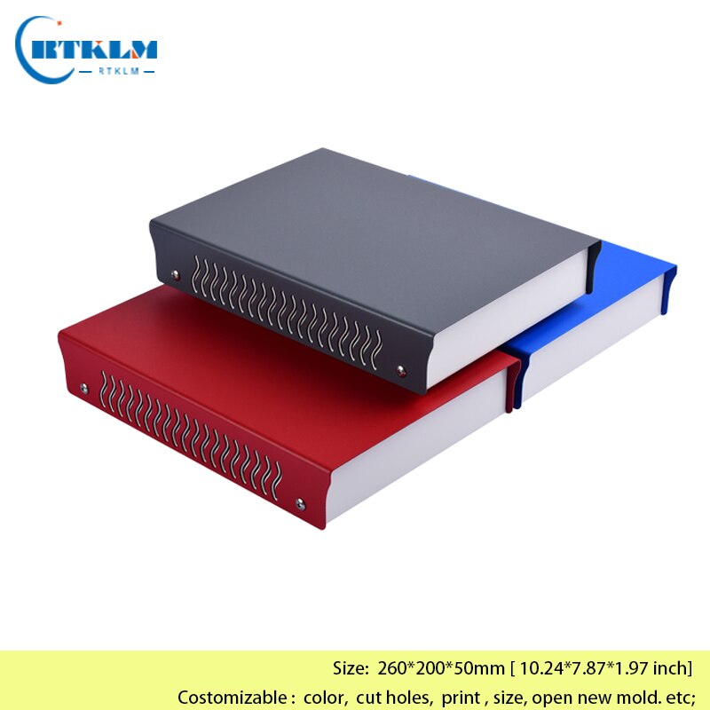 DIY project housing desktop box iron junction box custom cabinet box Iron box for electron enclosure 260*200*50mm