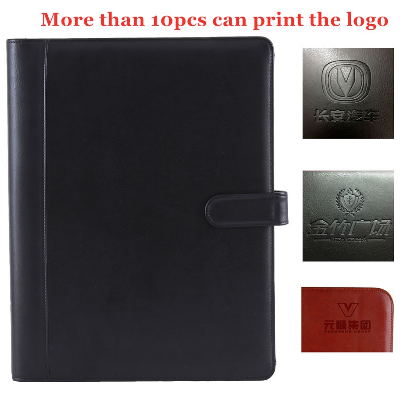Pochette multifonction pour conférence et fichiers A4, avec pince de gestion, pour bureau, calculatrice, porte-carte, pour gestionnaire