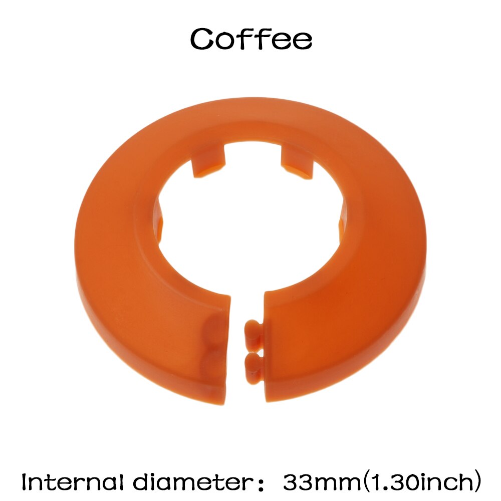 1PC Universal Multicolor Rohr Dekorative Abdeckung Winkel Ventil Heizkörper Rohr Abdeckungen Plumb-Pak Rohr Für Wand Kanäle Wasserhahn zubehör: Coffee 32