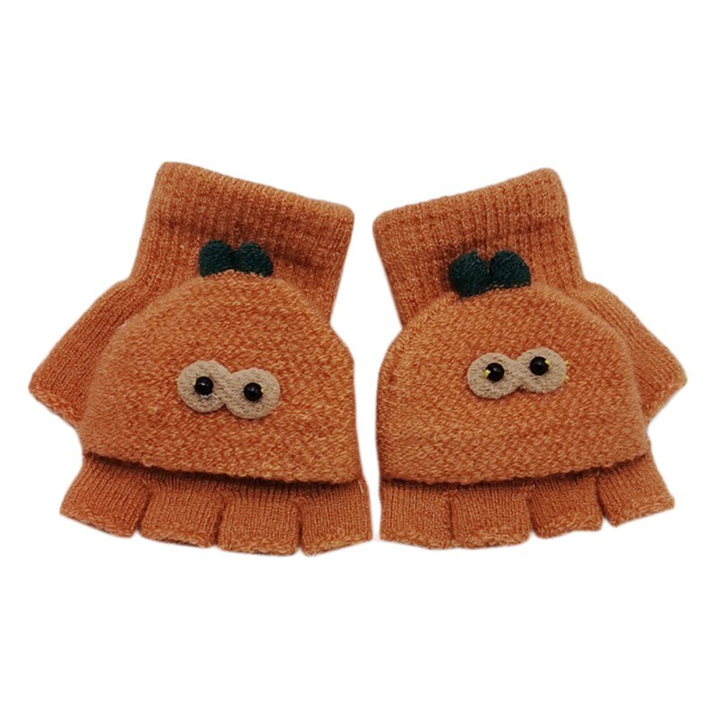 Nuovo Sveglio Del bambino Del Fumetto Guanti di Inverno di Lana A Maglia Neonato Guanti di Spessore per bambini I Bambini Tenere in Dito Guanti Caldi: OY