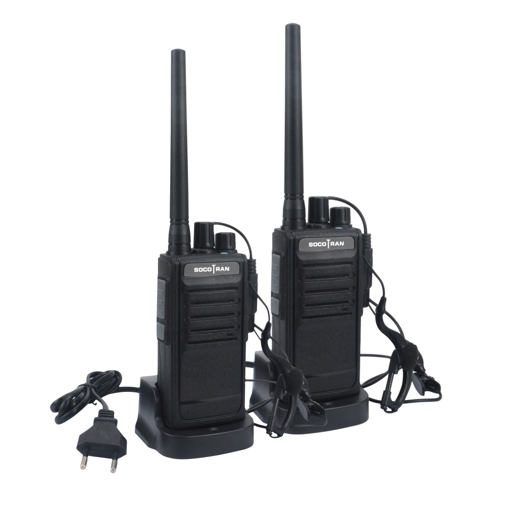 2pcs SOCOTRAN WH-218 Talkie Walkies UHF 400-470MHz 16CH Portable radio comunicador profissional woki toki Transceiver