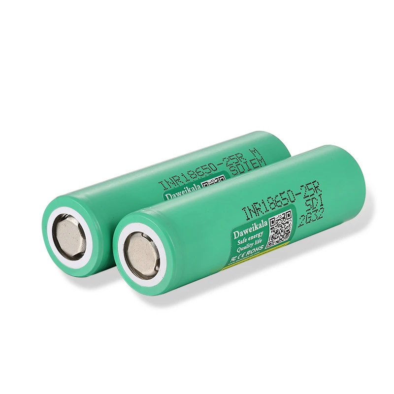 18650 battery Rechargeable battery INR18650 25R 20A discharge Li-ion Batteries 20A cell battery screwdriver flashlight