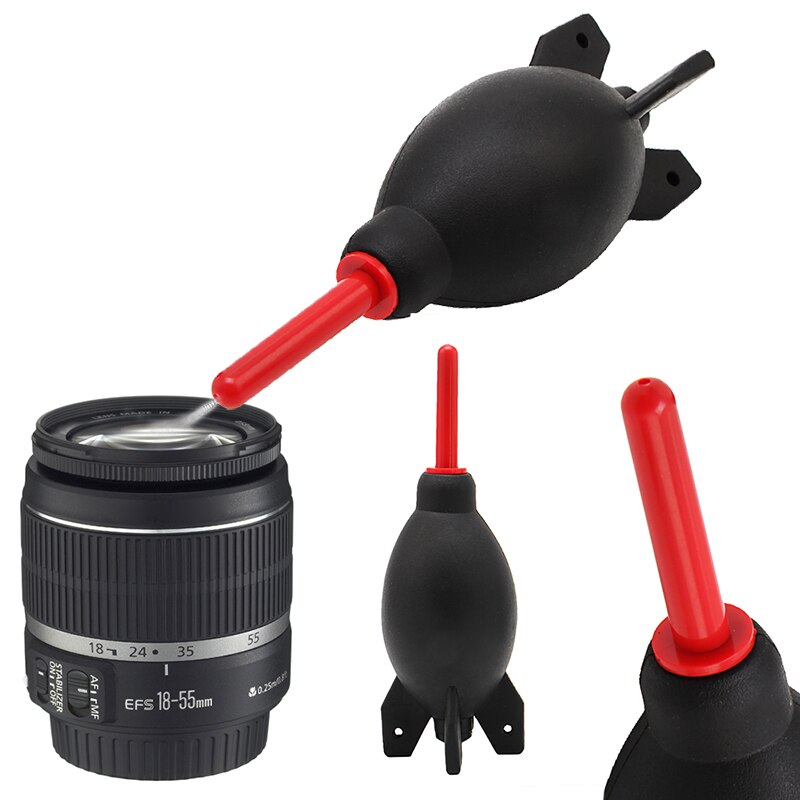 DSLR Obiettivo Della Fotocamera Gomma aria Polvere Ventilatore Pompa più pulito Razzo spolverino Strumento di Pulizia