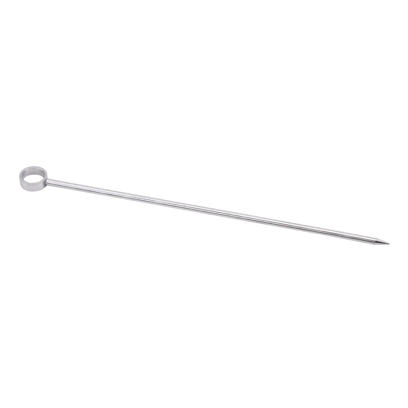 Cocktail Pick Cocktail Stick Stainless Steel Fruit Sticks Drink Stirring Sticks Martini Picks Circle Ball Hat Shape Accessories