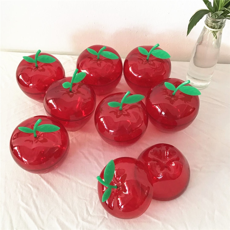 20 stk kawaii røde æble formet bryllup slik æsker jule emballage æsker chokolade slik æsker jule fødselsdagsfest indretning