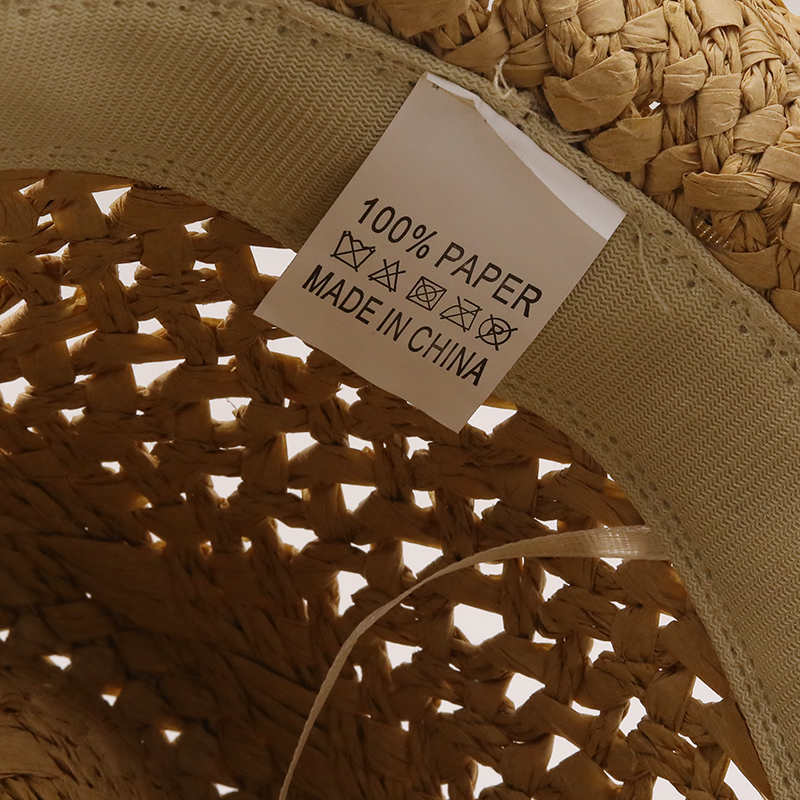 Chapeau de soleil décontracté pour femme et enfant, style Jazz, en paille, pour homme et femme, idéal pour la plage, été