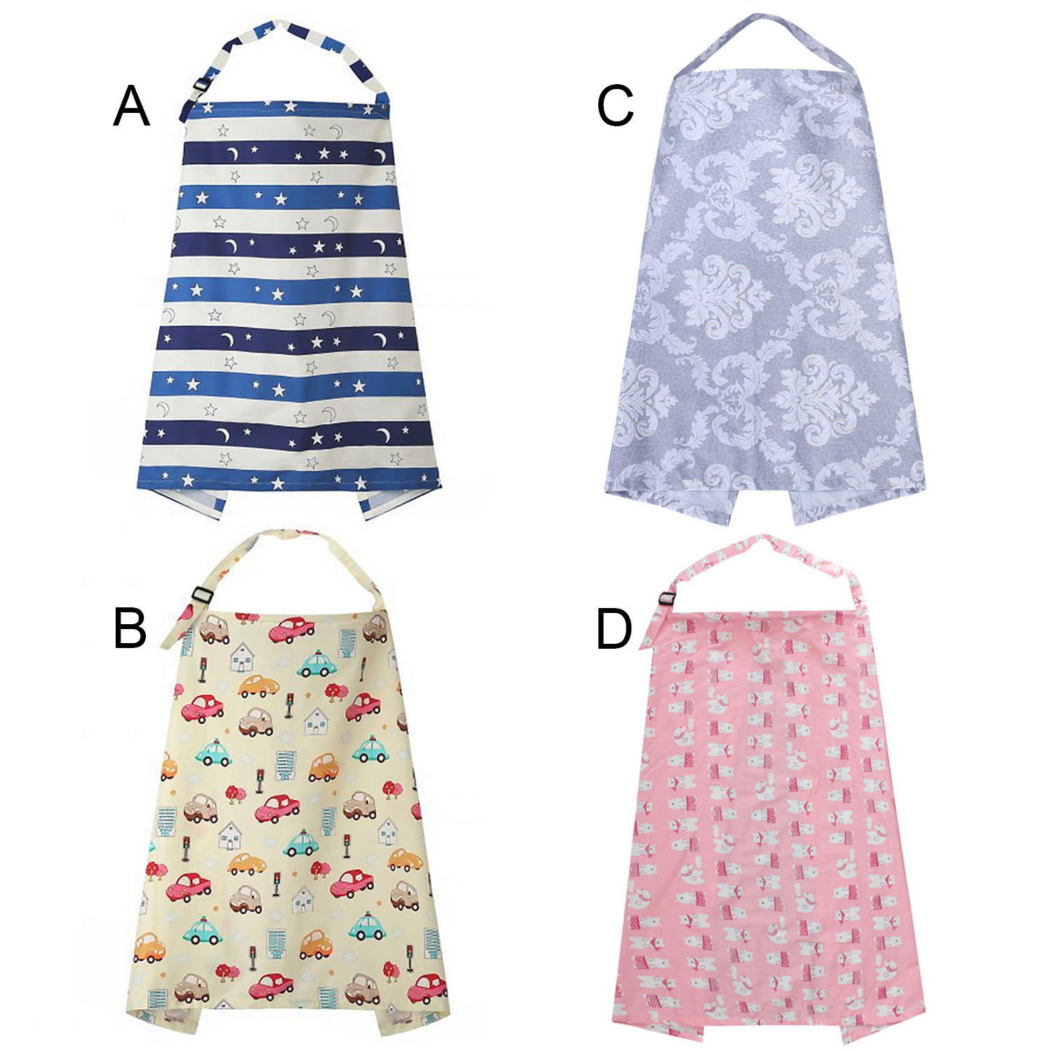 Multifunctionele zachte katoenen borstvoedingshoes met opbergzak voor kinderen, winkelcentrum, supermarkt, park, 100 x 70cm