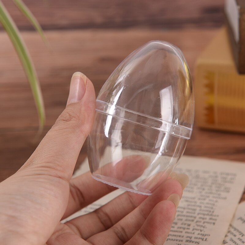Transparent Ball Clear Plastic Ball for Wedding Candy Box Favors Egg Shape Acrylic Bag Year Christmas Tree Decorations