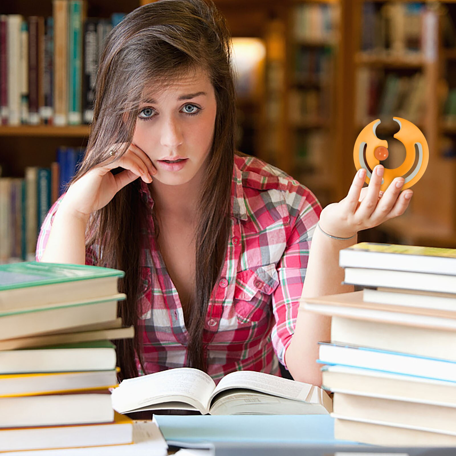 Fidget toy Innovative Fidgeting Allows You To Spin And Make Tricky Decompression Toys autism ADHD anti-stress toy key ring