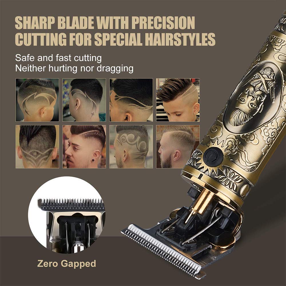 Tondeuse Kapper Tondeuse Voor Mannen Oplaadbare Draadloze Baard Trimmer Clippers Salon Hair Cutter