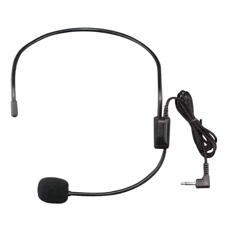 3 st hörlurar mikrofon headset högtalare mikrofon kompatibel o teknik röstförstärkare lärare högtalare