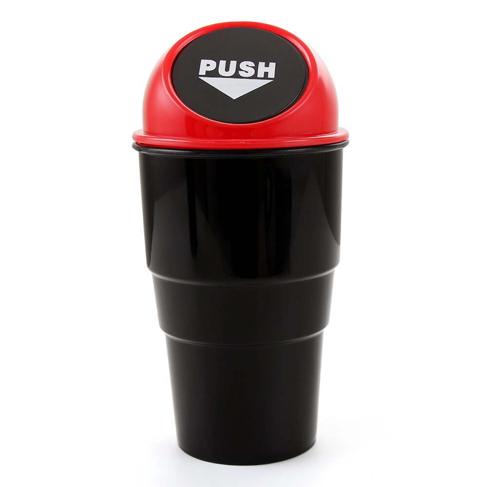 Car Trash Can Organizer Garbage Holder for Ford Focus 2 3 M3 MK4 ST Mondeo Mustang C-max Fiesta: Red
